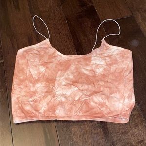 Free People tie dye crop size M/L